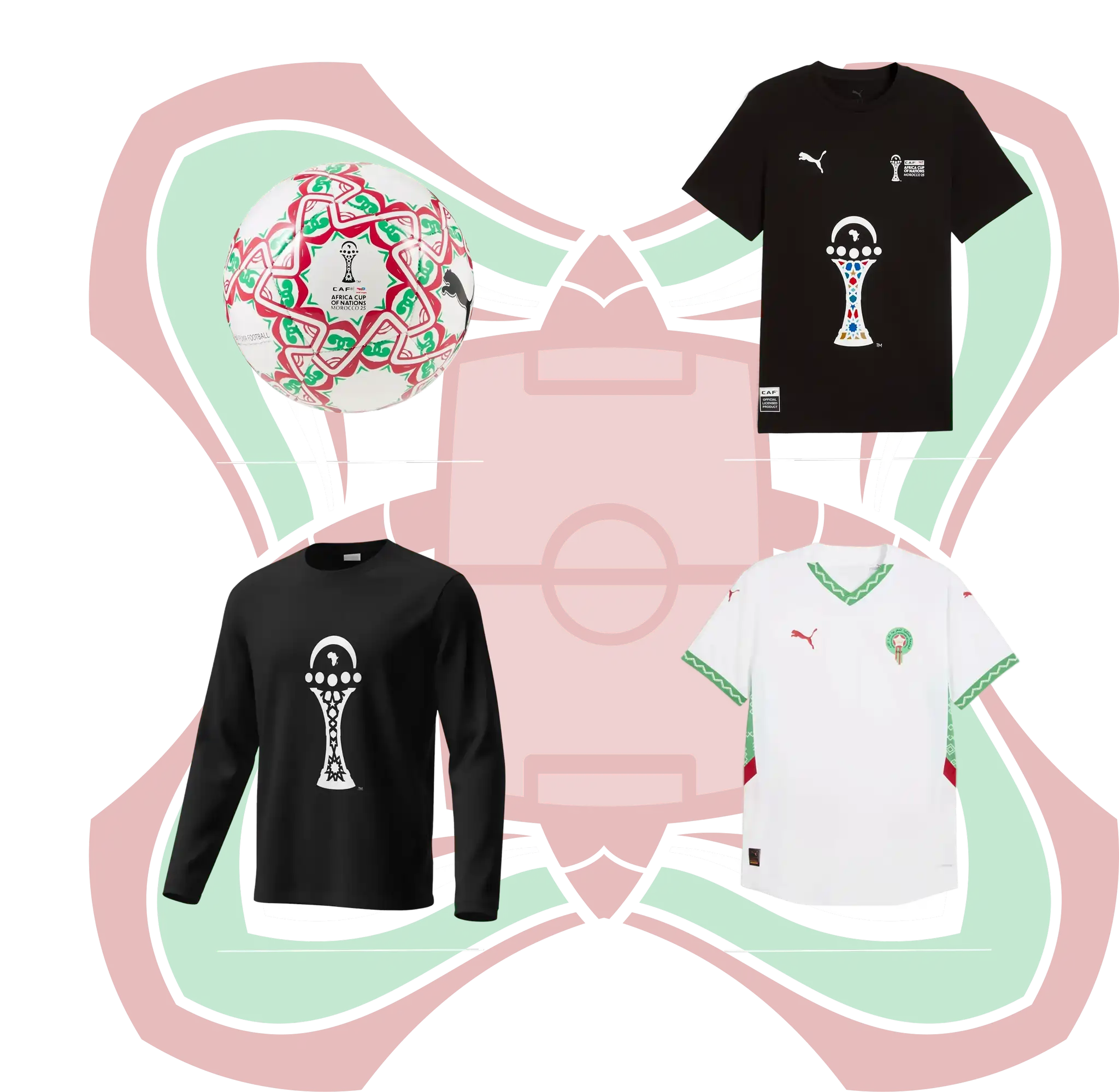 AFCON Official Merchandise Display