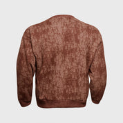 Brown textured sweater on a light gray background