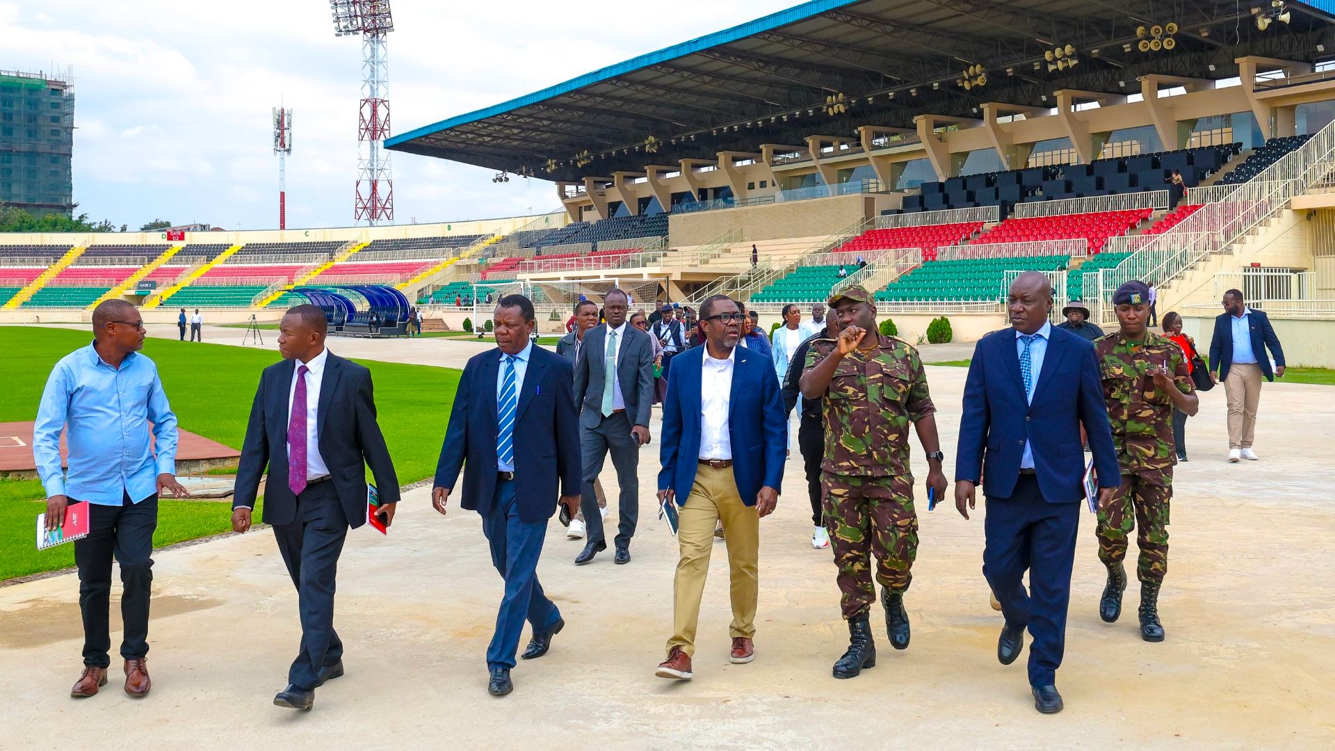 CAF General Secretary Mosengo-Omba gives TotalEnergies CHAN 2024 preparations thumbs up during Kenya visit on Monday  