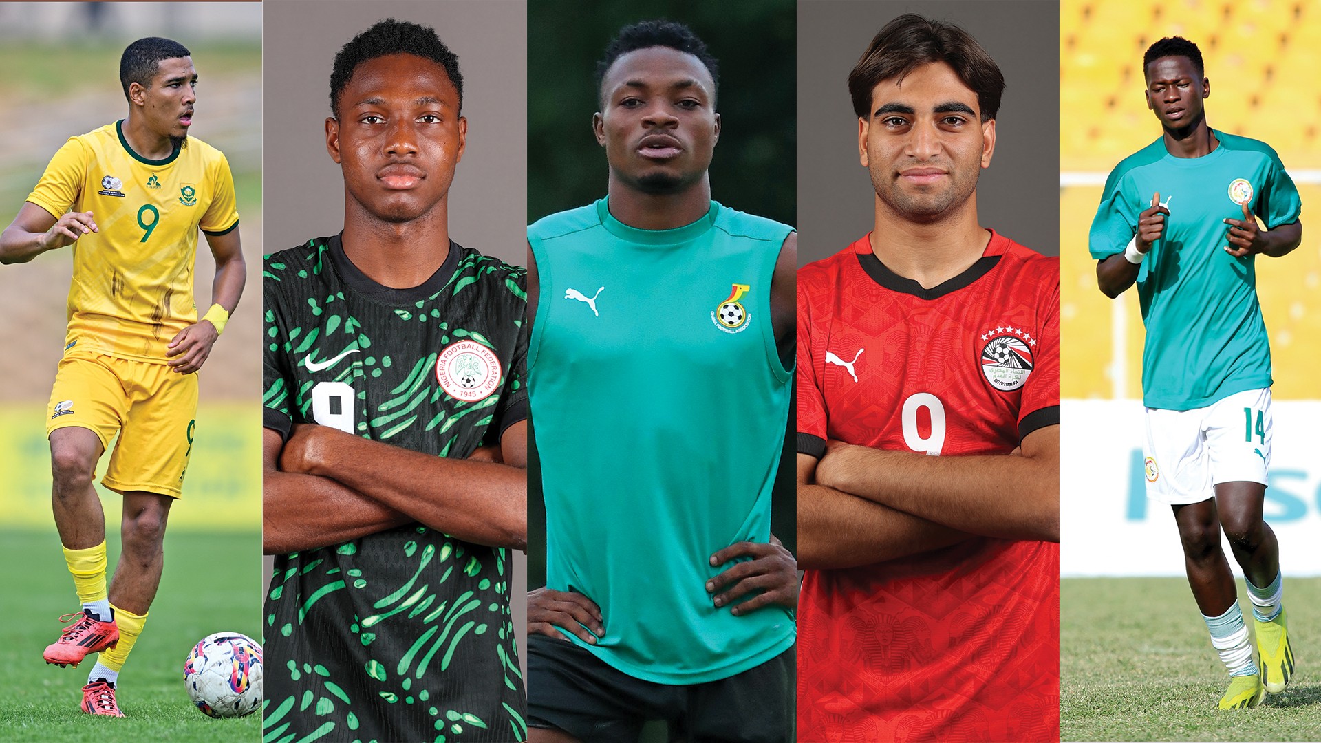 كأس أمم إفريقيا تحت 20 سنة توتال إنيرجيز مصر 2025: 5 نجوم صاعدين جاهزون للتألق في مصر