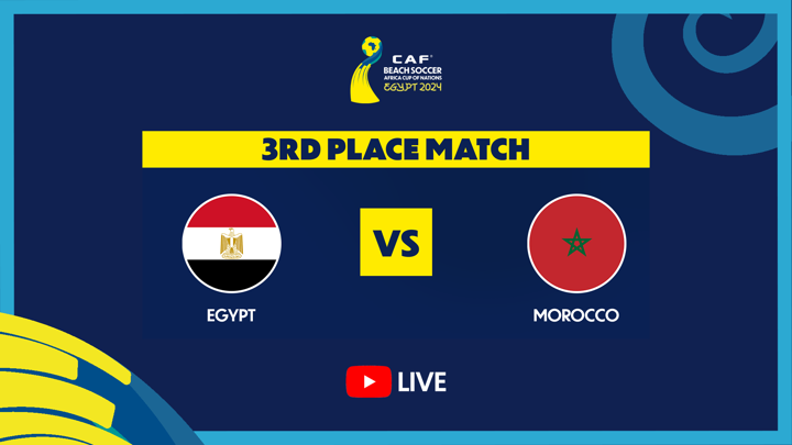 Egypt vs Morocco - Beach Soccer AFCON 2024 | 3rd Place