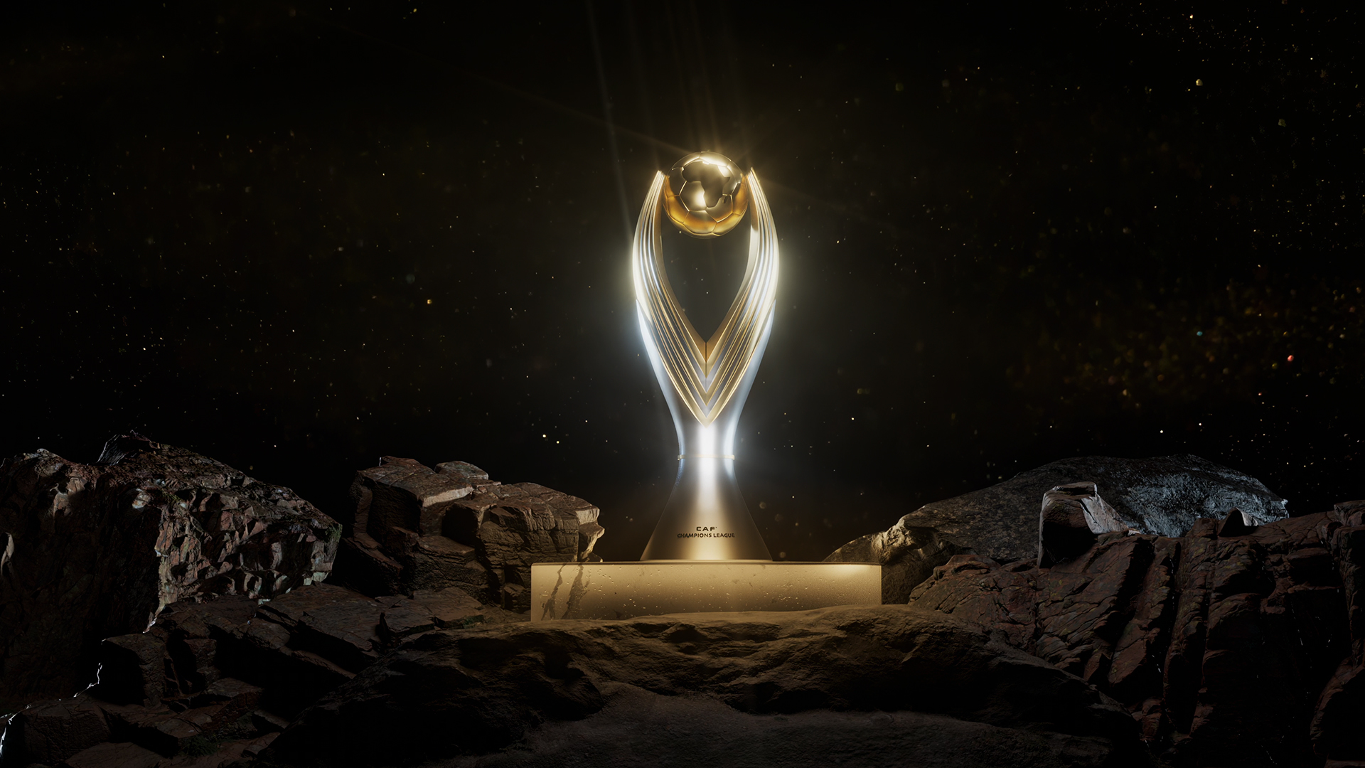 La CAF dévoile le nouveau trophée de la Ligue des Champions CAF TotalEnergies avant la finale aller de ce week-end