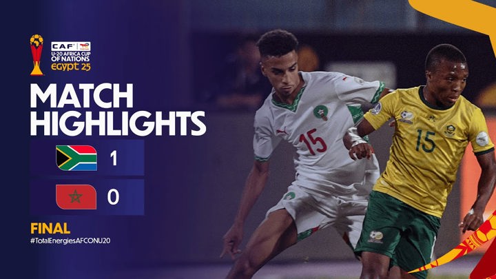 South Africa 1-0 Morocco l TotalEnergies AFCON U-20 l Final