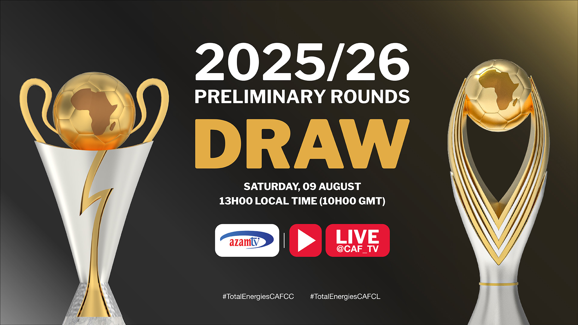 CAF to stage the TotalEnergies CAF Interclub Preliminary Draw in Dar es Salaam,  Tanzania on Saturday 