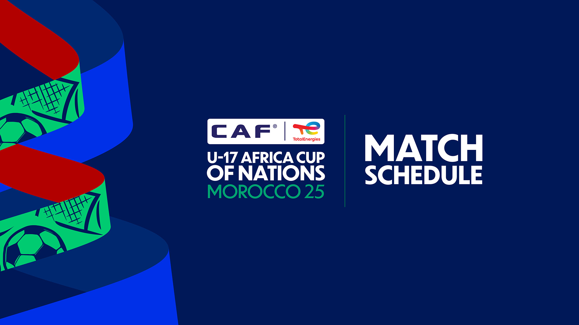 TotalEnergies CAF Under-17 Africa Cup of Nations, Morocco 2025 fixtures confirmed