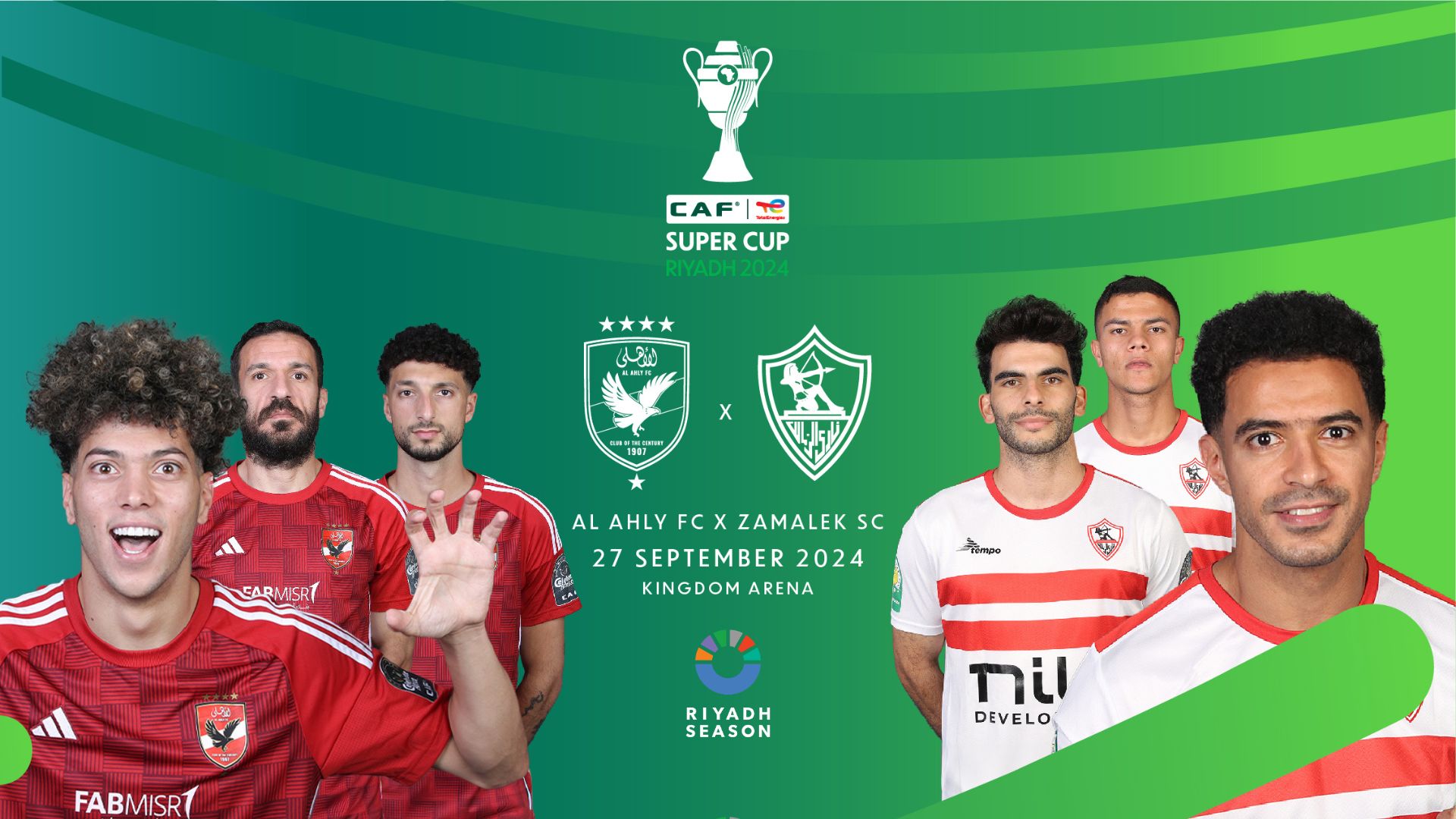 Kingdom Arena confirmed as the TotalEnergies CAF Super Cup 2024 venue