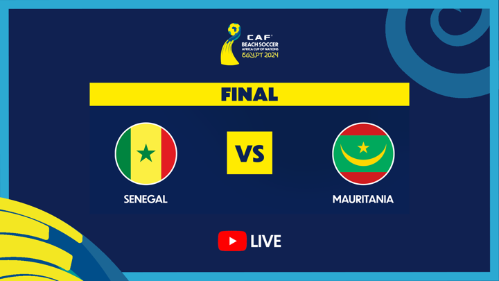 Senegal vs Mauritania - Beach Soccer AFCON 2024 | Final