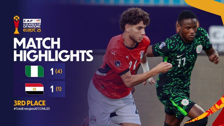 Nigeria (4) 1-1 (1) Egypt Highlights l TotalEnergies AFCON U-20 l 3rd Place
