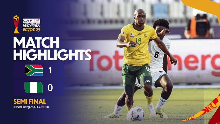 South Africa 1-0 Nigeria l TotalEnergies AFCON U-20 l Semi-Final