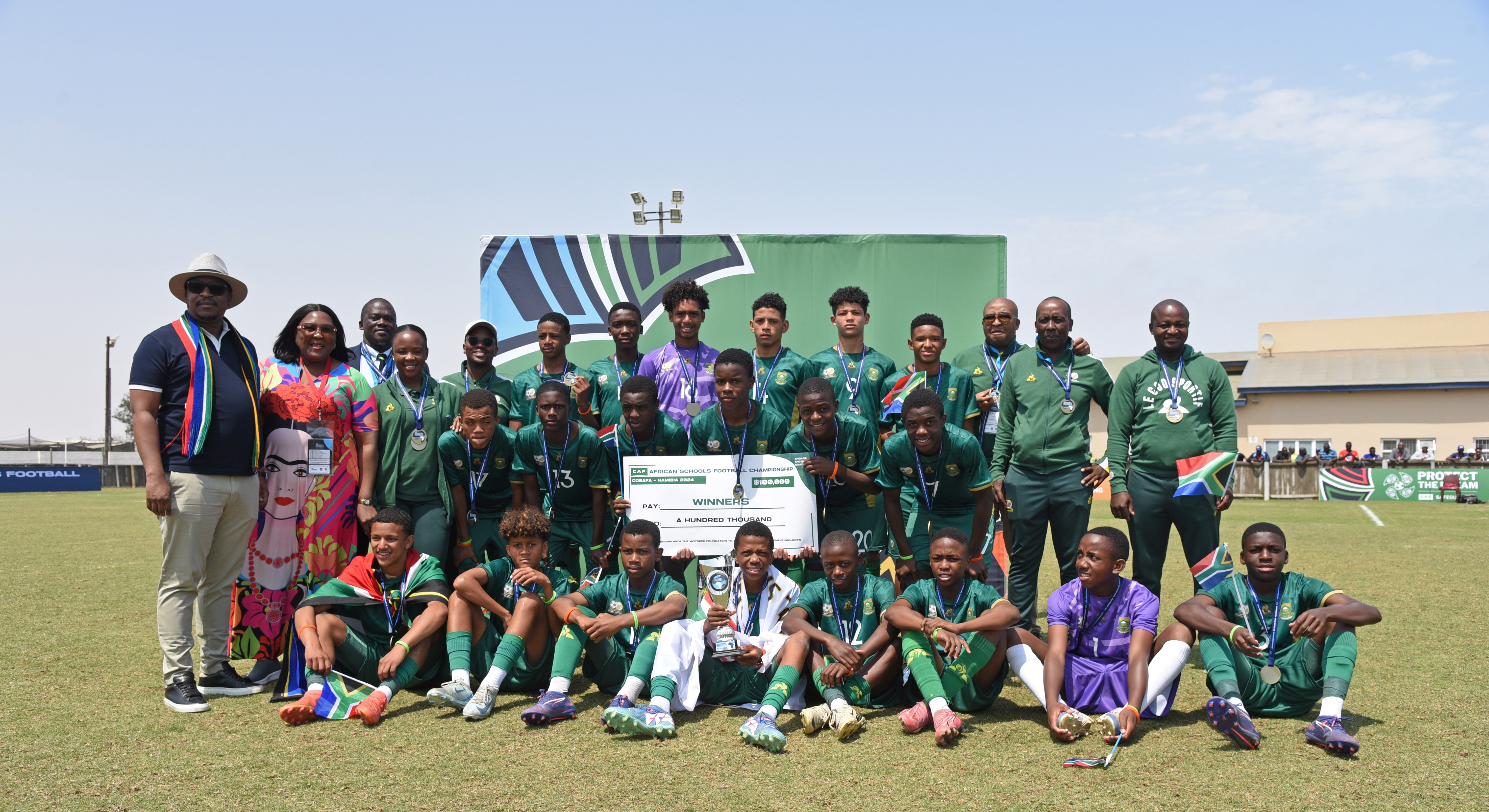 Championnat Africain de Football Scolaire : L'Afrique du Sud,  conserve son titre de championne du COSAFA